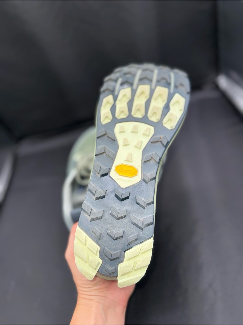 Altra Lone Peak 9+ Trail Running Shoes 10.5 Green Vibram Gorpcore Hiking Sneaker - Picture 11 of 13
